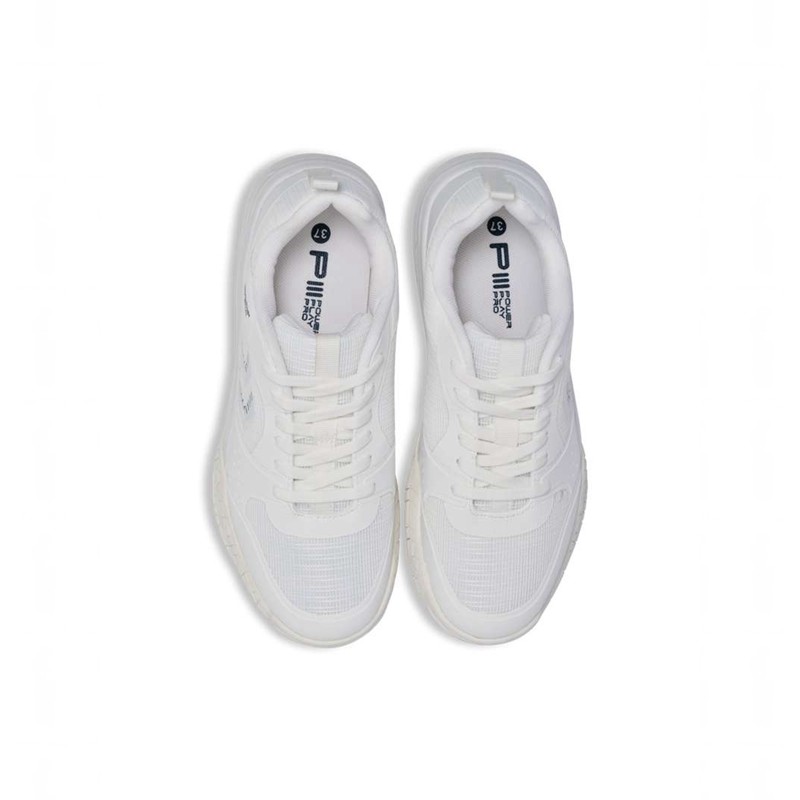 Chaussures D'intérieur Hummel Piii Power Play Pro Lc Jr Femme Blanche | 687941-424