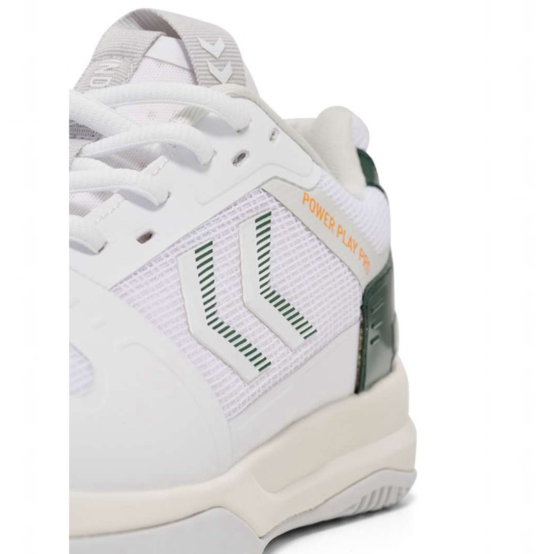 Chaussures D'intérieur Hummel Power Play Pro Femme Blanche | 767721-263
