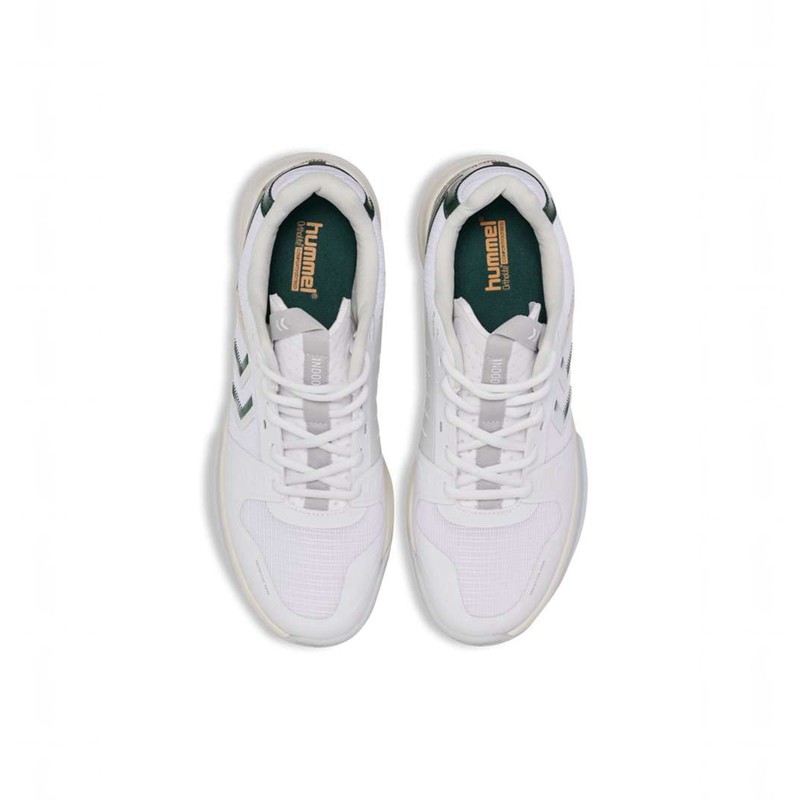 Chaussures D'intérieur Hummel Power Play Pro Femme Blanche | 767721-263