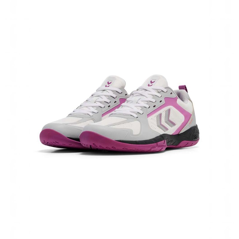 Chaussures D'intérieur Hummel Speed Court Femme Blanche | 561419-045