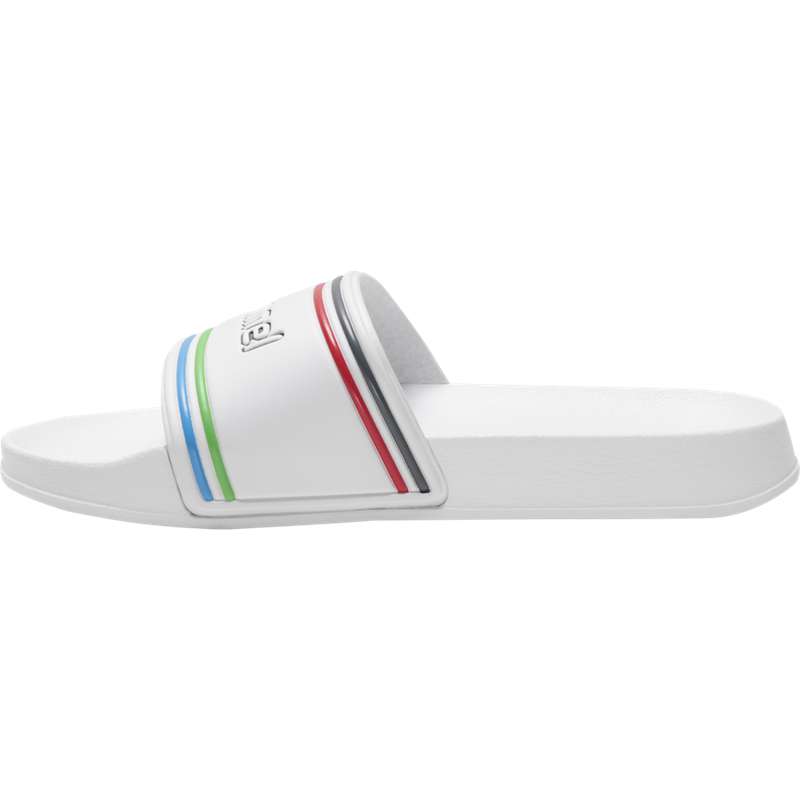 Claquette Hummel Pool Retro Femme Blanche | 536151-603
