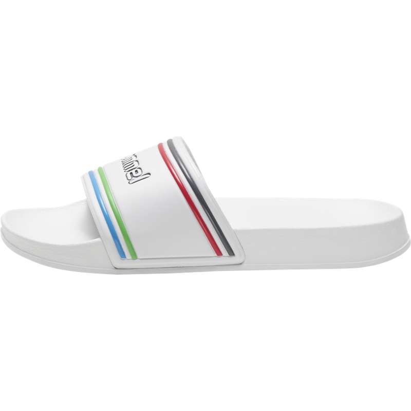 Claquette Hummel Pool Retro Homme Blanche | 749989-631