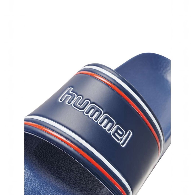 Claquette Hummel Pool Retro Homme Bleu Marine | 108260-372
