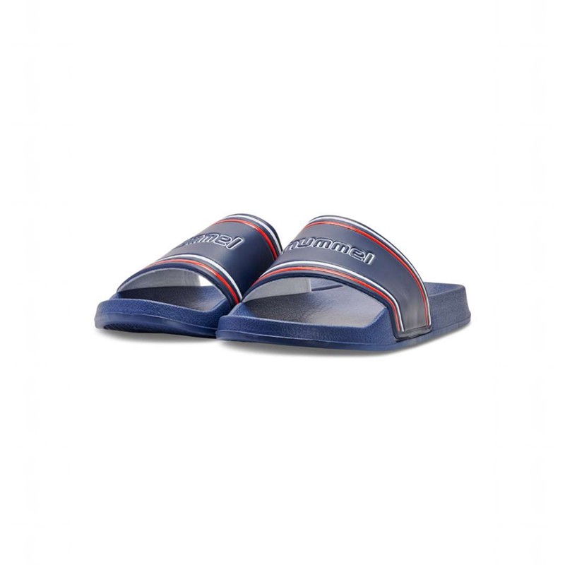 Claquette Hummel Pool Retro Homme Bleu Marine | 108260-372