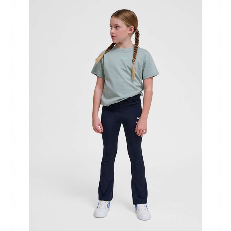 Collant Hummel Aya High Rise Flare Enfant Bleu Marine | 690165-918