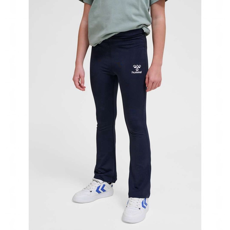 Collant Hummel Aya High Rise Flare Enfant Bleu Marine | 690165-918