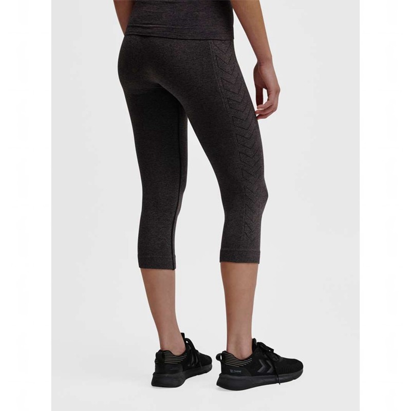 Collant Hummel Ci Seamless 3/4 Femme Noir | 195324-869