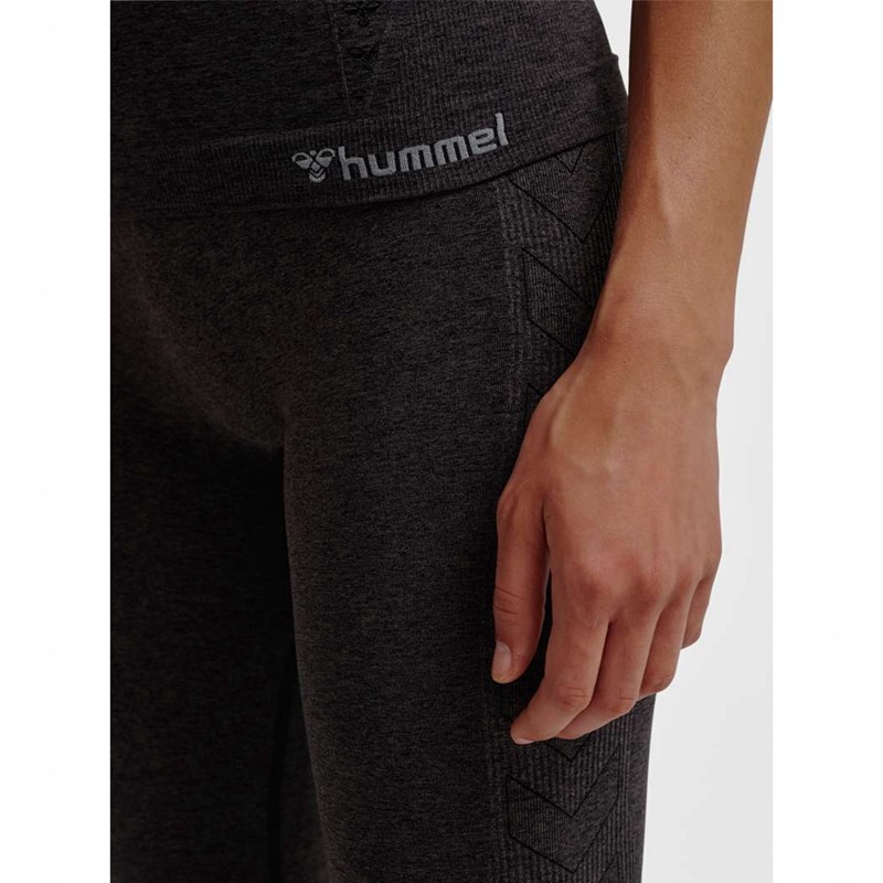 Collant Hummel Ci Seamless 3/4 Femme Noir | 195324-869