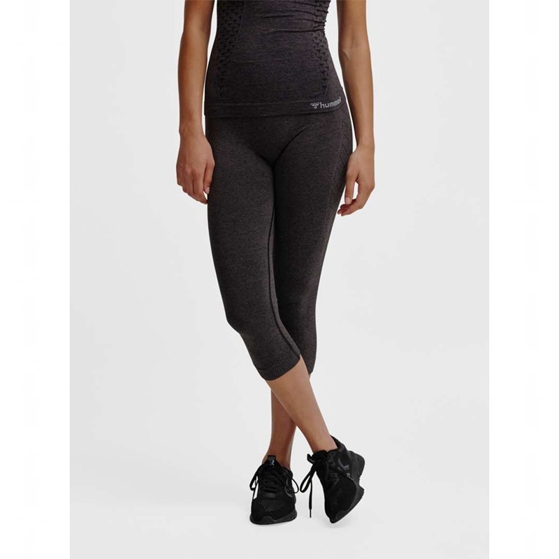 Collant Hummel Ci Seamless 3/4 Femme Noir | 195324-869
