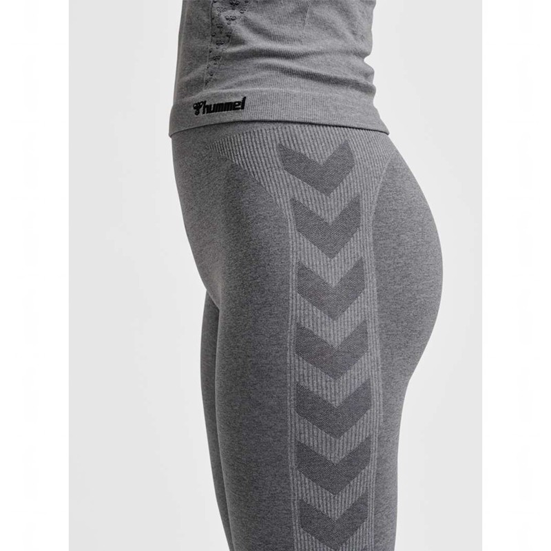Collant Hummel Ci Seamless Mid Waist Femme Grise | 238248-675
