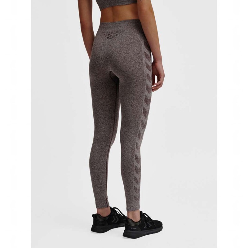Collant Hummel Ci Seamless Mid Waist Femme Grise | 105327-379
