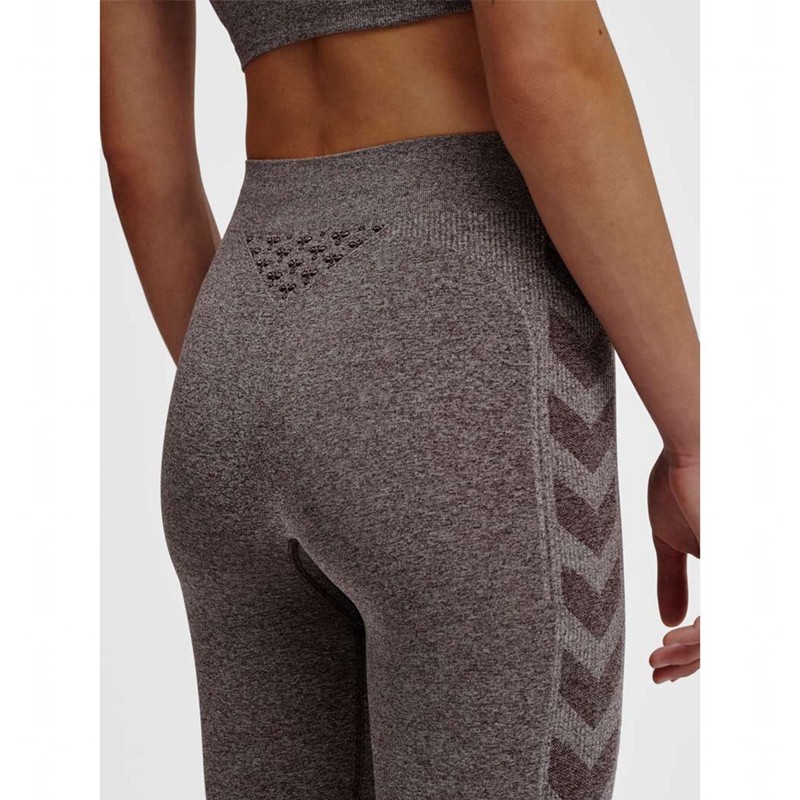 Collant Hummel Ci Seamless Mid Waist Femme Grise | 105327-379
