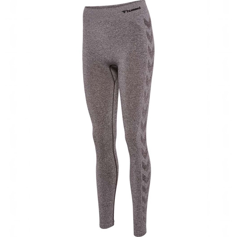 Collant Hummel Ci Seamless Mid Waist Femme Grise | 105327-379