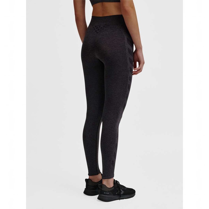 Collant Hummel Ci Seamless Mid Waist Femme Noir | 284634-624