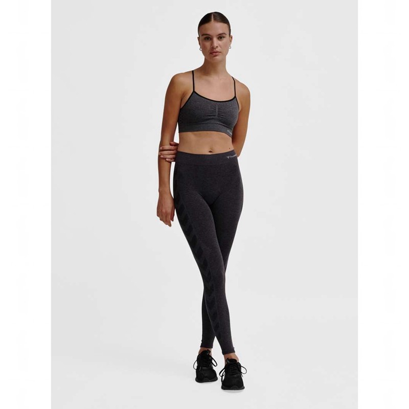 Collant Hummel Ci Seamless Mid Waist Femme Noir | 284634-624