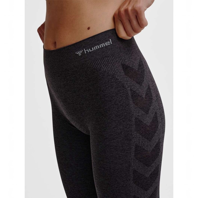 Collant Hummel Ci Seamless Mid Waist Femme Noir | 284634-624