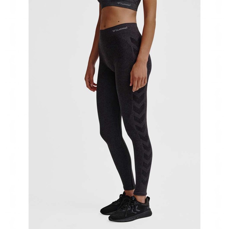 Collant Hummel Ci Seamless Mid Waist Femme Noir | 284634-624