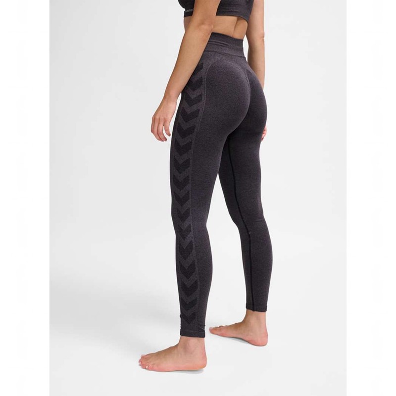 Collant Hummel Ci Seamless Mw Scrunch Femme Noir | 328720-931