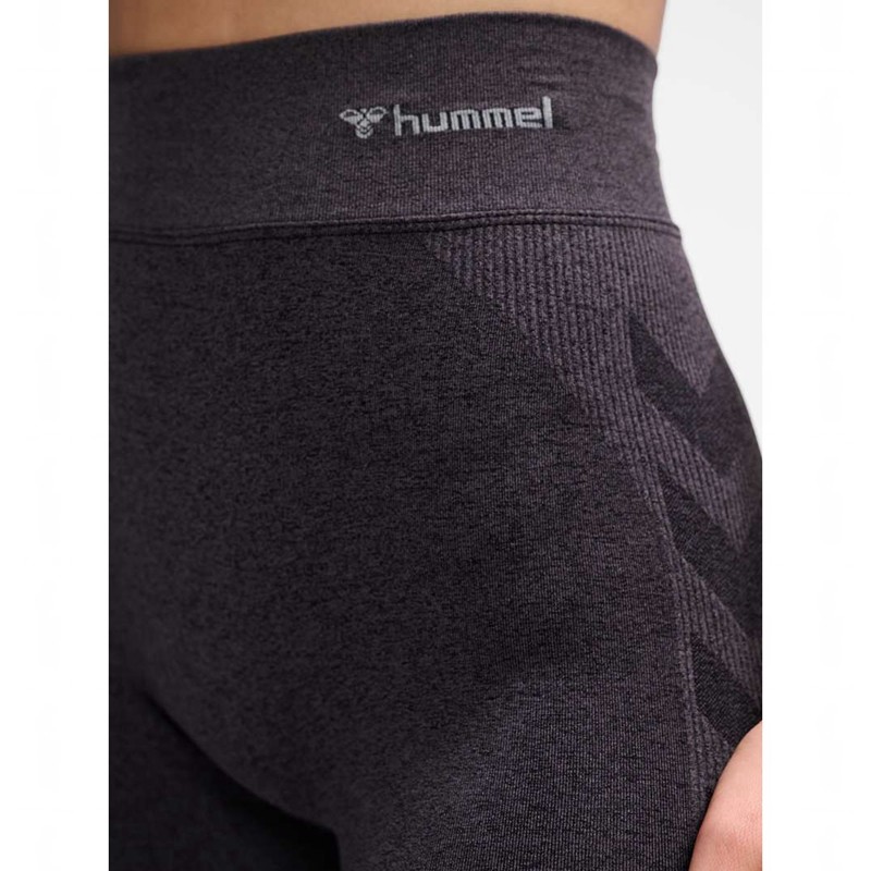 Collant Hummel Ci Seamless Mw Scrunch Femme Noir | 328720-931