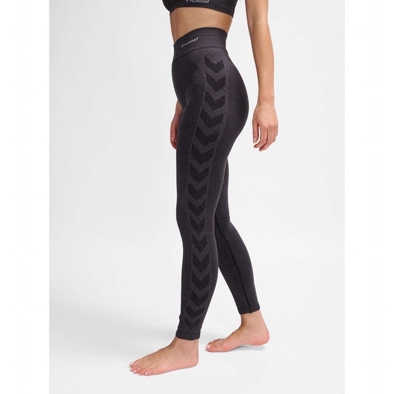 Collant Hummel Ci Seamless Mw Scrunch Femme Noir | 328720-931