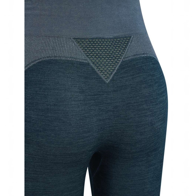 Collant Hummel Clea Seamless Mid Waist Femme Bleu | 932816-457