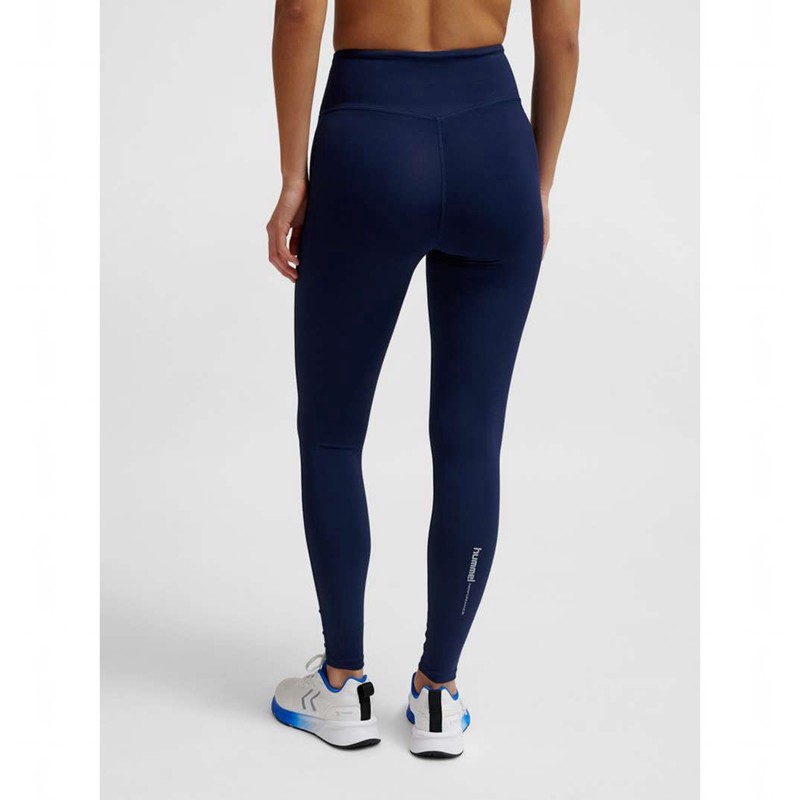 Collant Hummel Fast High Waist Femme Bleu Marine | 298399-121