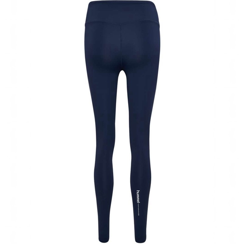 Collant Hummel Fast High Waist Femme Bleu Marine | 298399-121