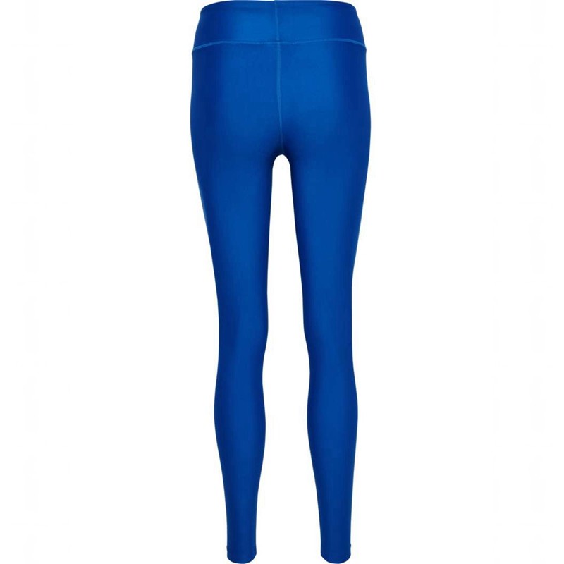 Collant Hummel Fast Mid Waist Femme Bleu | 854957-497