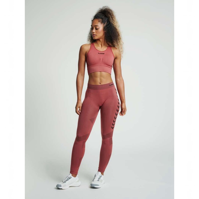 Collant Hummel First Seamless Tr W Femme Rouge | 072227-849