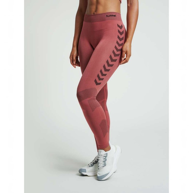 Collant Hummel First Seamless Tr W Femme Rouge | 072227-849
