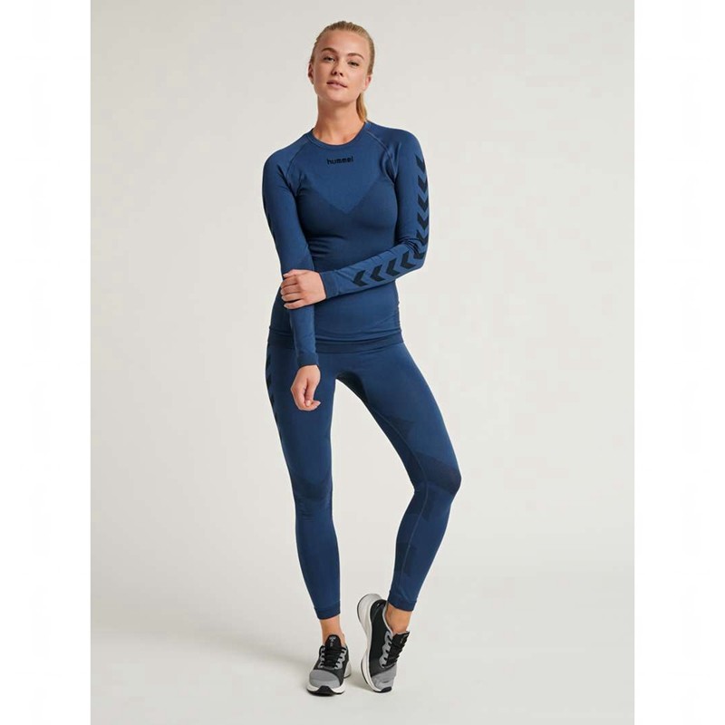 Collant Hummel First Seamless Tr W Femme Bleu Marine | 731583-507