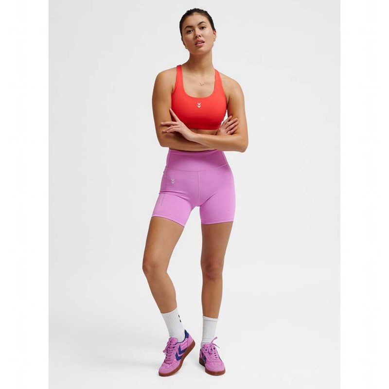 Collant Hummel Hiit Impact Hw Short Femme Rose | 247590-625