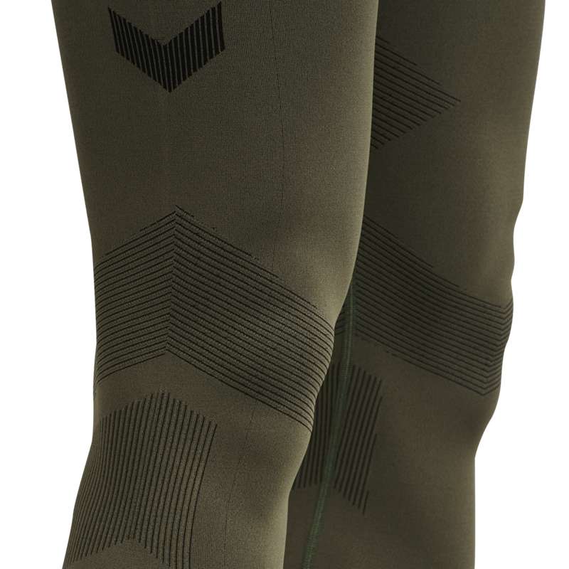 Collant Hummel Hummel First Seamless Tr Homme Vert Olive | 240141-663