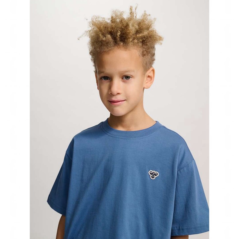Collant Hummel Jr Loose S/S Bee Enfant Bleu | 226748-807