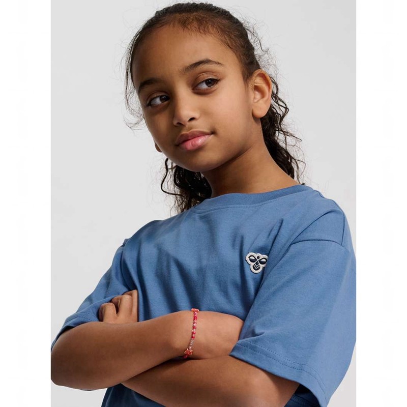 Collant Hummel Jr Loose S/S Bee Enfant Bleu | 226748-807