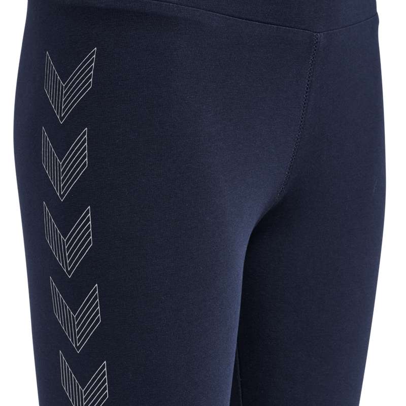 Collant Hummel Move Grid Cotton Enfant Bleu Marine | 611251-573