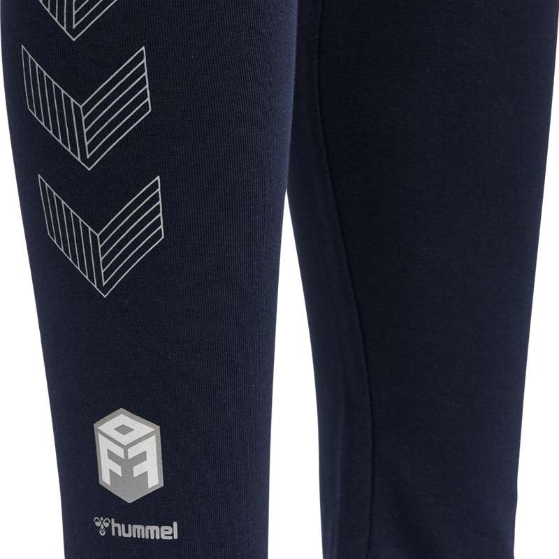 Collant Hummel Move Grid Cotton Enfant Bleu Marine | 611251-573