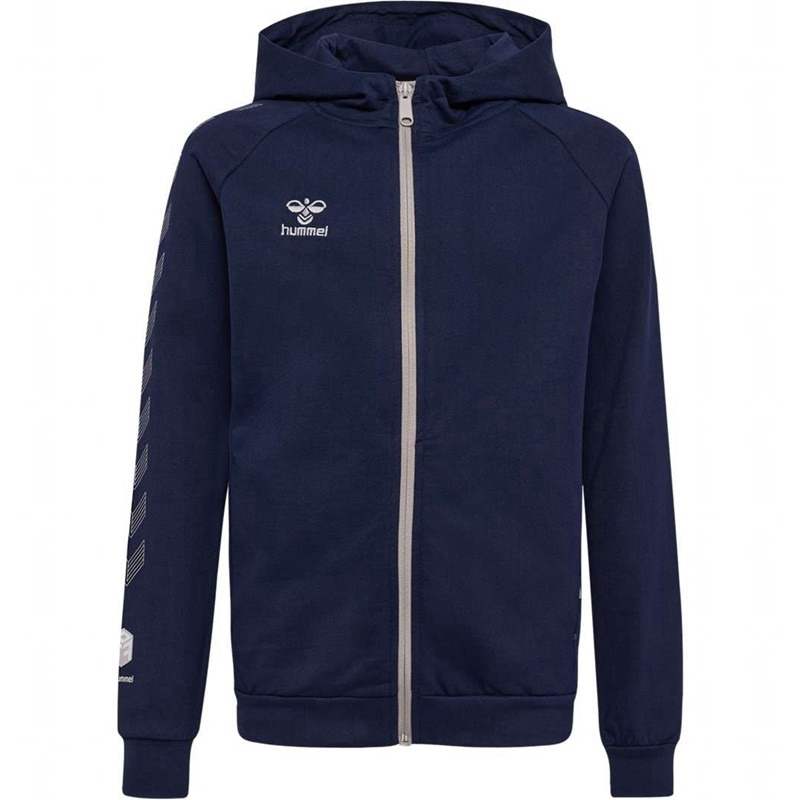 Collant Hummel Move Grid Cotton Zip Enfant Bleu Marine | 983153-427
