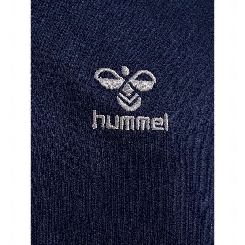 Collant Hummel Move Grid Cotton Zip Enfant Bleu Marine | 983153-427