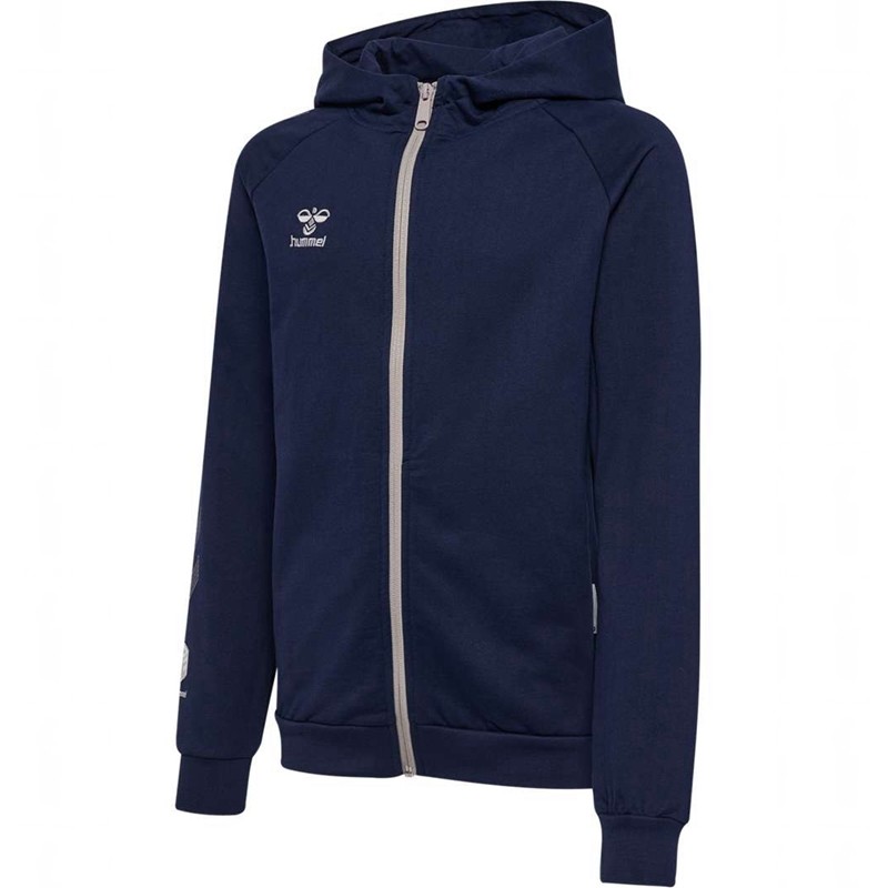 Collant Hummel Move Grid Cotton Zip Enfant Bleu Marine | 983153-427