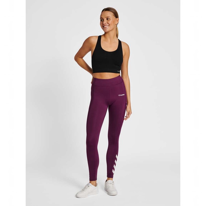 Collant Hummel Mt Chipo Mid Waist Femme Violette | 661773-913