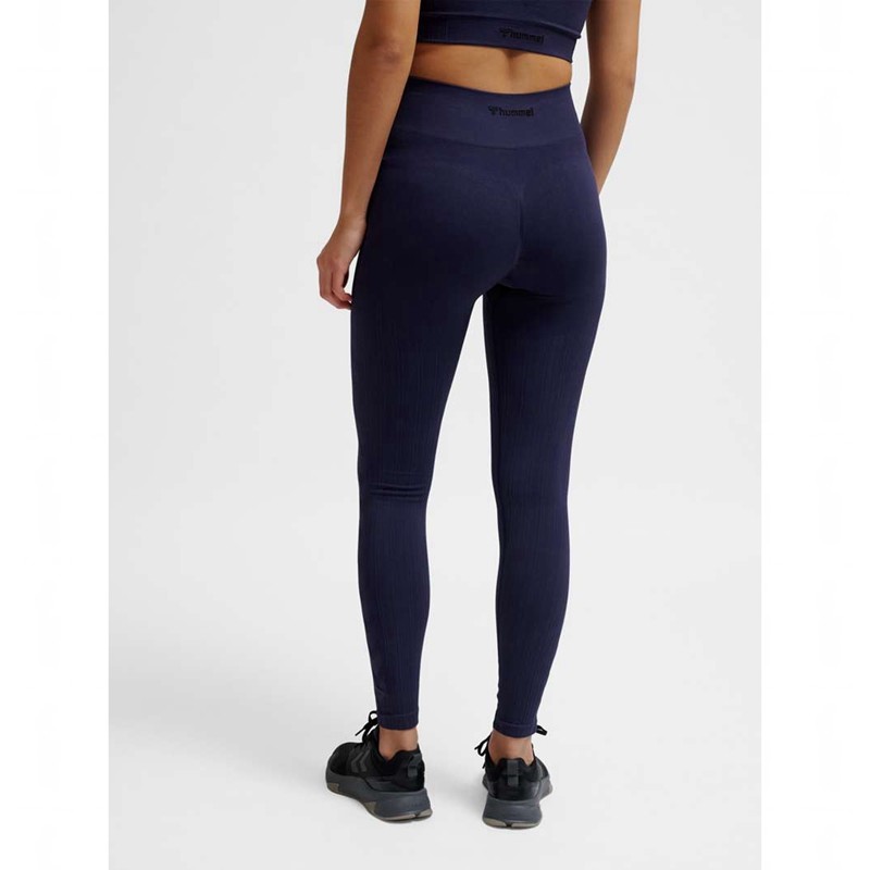 Collant Hummel Mt Define Seaml Scrunch Femme Bleu Marine | 324885-187
