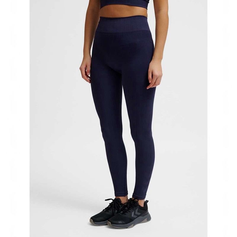 Collant Hummel Mt Define Seaml Scrunch Femme Bleu Marine | 324885-187