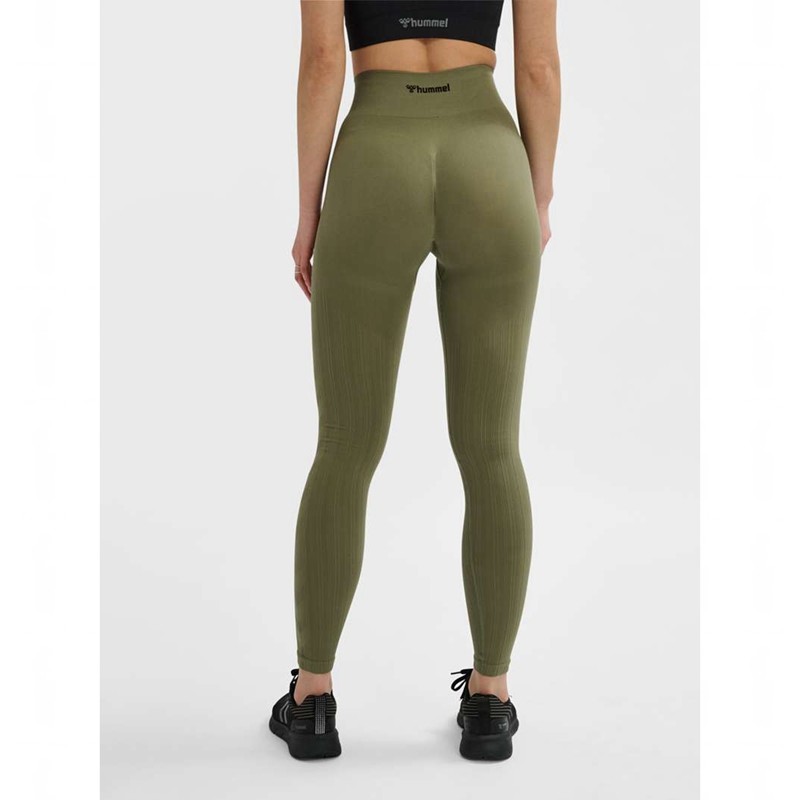 Collant Hummel Mt Define Seaml Scrunch Femme Vert | 454033-999