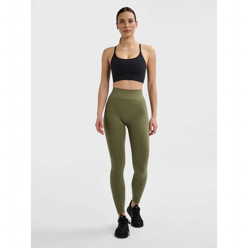 Collant Hummel Mt Define Seaml Scrunch Femme Vert | 454033-999