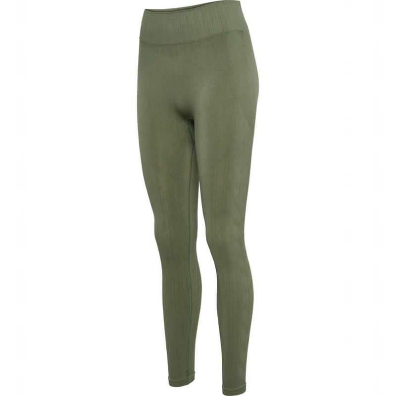 Collant Hummel Mt Define Seaml Scrunch Femme Vert | 454033-999