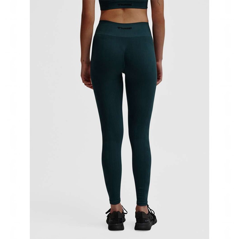 Collant Hummel Mt Define Seaml Scrunch Femme Vert | 177134-545