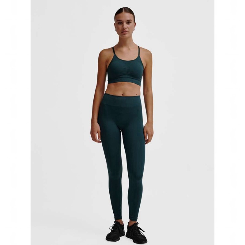 Collant Hummel Mt Define Seaml Scrunch Femme Vert | 177134-545