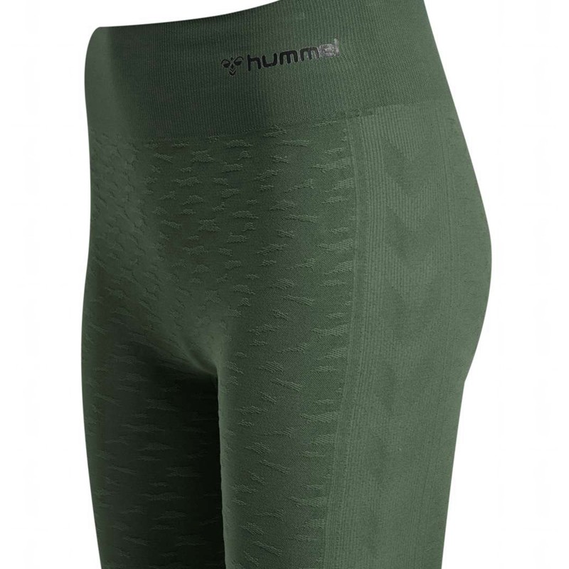 Collant Hummel Mt Focus Seamless Hw Femme Vert | 919179-260