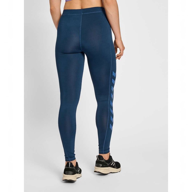 Collant Hummel Mt Mabley Mid Waist Femme Bleu | 574908-084